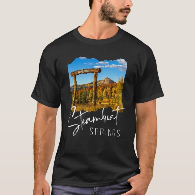Fall In Steamboat Springs Colorado T-Shirt (Front)