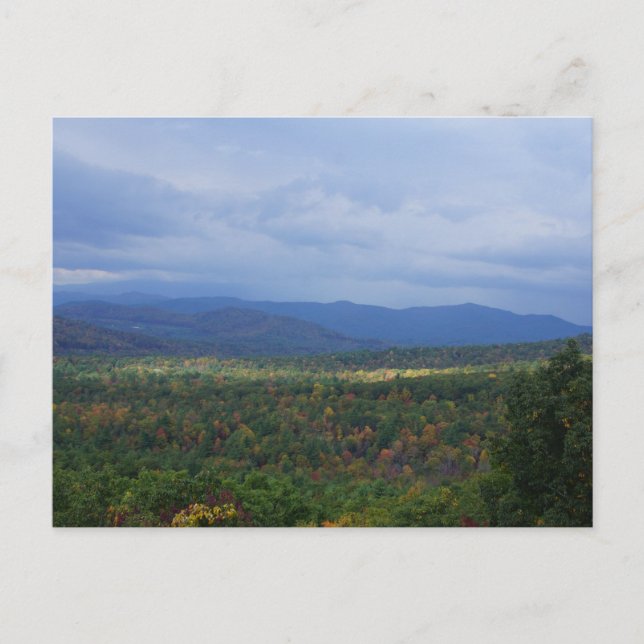 Fall in the Blue Ridge Mountains Postcard (Front)