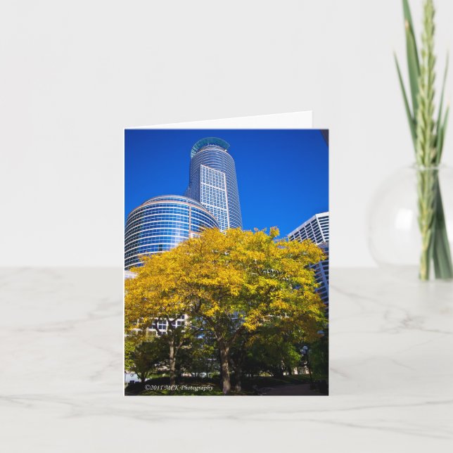 Fall in the City Card (Front)