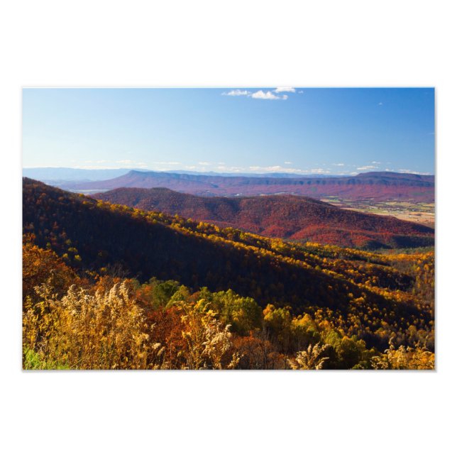 Fall in the Shenandoah Valley, Virginia Photo Print (Front)