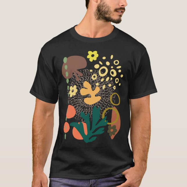 FALL INSPIRED Abstract  COZY AUTUMN T-Shirt (Front)