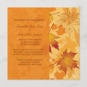 Fall Intensity Invitation