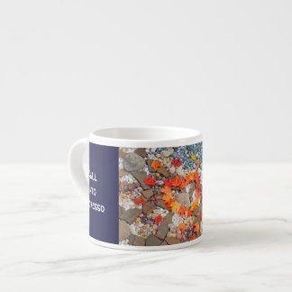 Fall into Expresso mugs shot cups Autumn Heart
