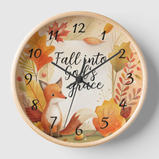 Fall Into God's Grace Clock
