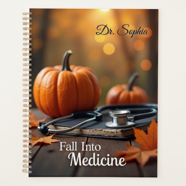 Fall Into Medicine Personalised Planner (Front)