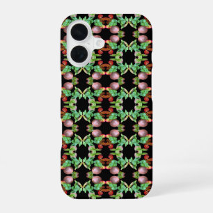 Fall Into Strawberry Season Backyard Garden Photo iPhone 16 Case