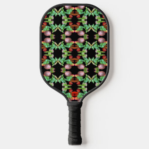 Fall Into Strawberry Season Backyard Garden Photo Pickleball Paddle