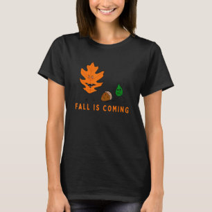 Fall is Coming Zombie Leaf Attack T-Shirt