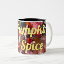 Fall Is Here Design Two-Tone Coffee Mug
