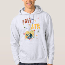 Fall Is In Air With Swinging Racoon