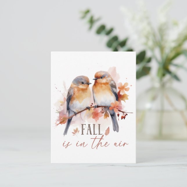 Fall Is In The Air Postcard (Standing Front)