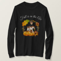 Fall is in the Air Typography with Squirrel