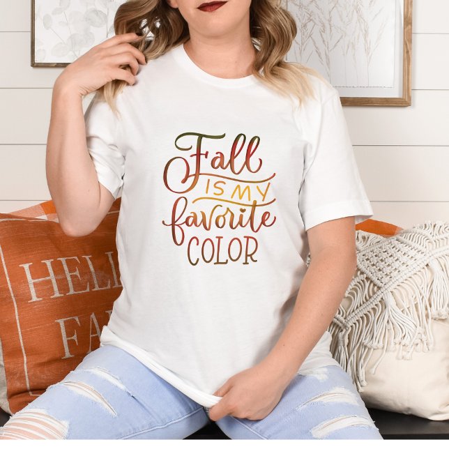 Fall is My Favourite Colour Cute Autumn Tshirt (Creator Uploaded)