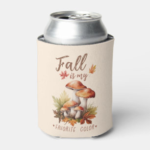 Fall Is My Favourite Colour – Mushrooms & Leaves Can Cooler