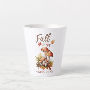 Fall Is My Favourite Colour – Mushrooms & Leaves Latte Mug