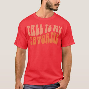 Fall Is My Favourite Hello Fall Vibes Pumpkin Than T-Shirt