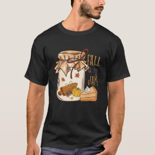 Fall Is My Jam Pumpkin Pie Autumn Family Pajama Th T-Shirt