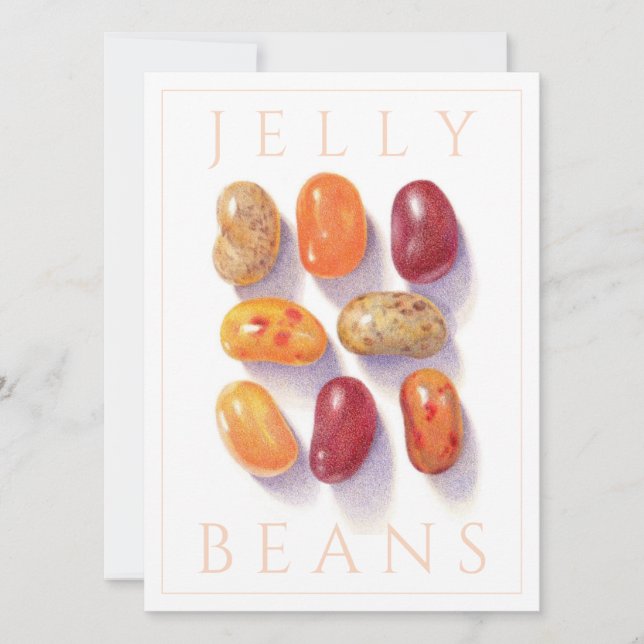 FALL JELLY BEANS 5.5x7.5 Flat Card (Front)