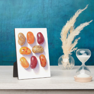 FALL JELLY BEANS 5x7 Plaque with Easel
