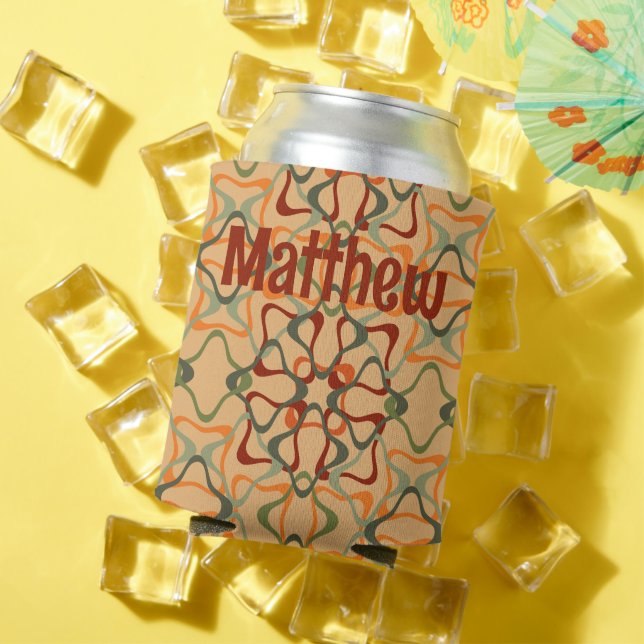 Fall Kaleidoscope  Can Cooler (In Situ Summer)