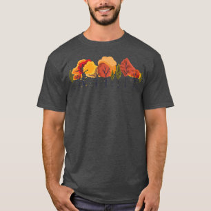 Fall Leaf Autumn Leaves Thanksgiving Botanical For T-Shirt