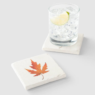 Fall Leaf - Fall Colour - Stone Coaster