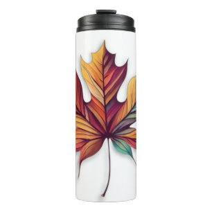 Fall leaf Thermal Tumbler
