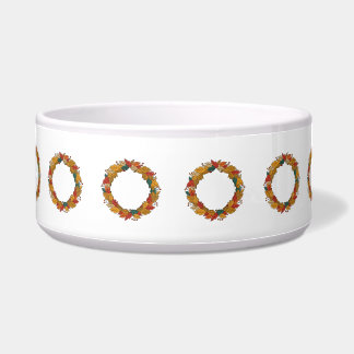 Fall Leaf Wreath Circle