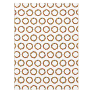 Fall Leaf Wreath Circle Tablecloth