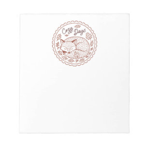 Fall Leaves Autumn Nature Notepad