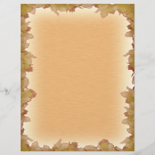 Fall Leaves Background Flyer (Front)