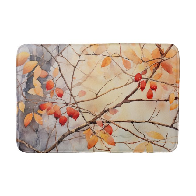 Fall Leaves Bath Mat (Front)