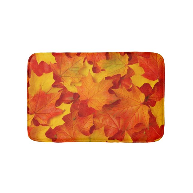 Fall Leaves Bath Mat (Front)