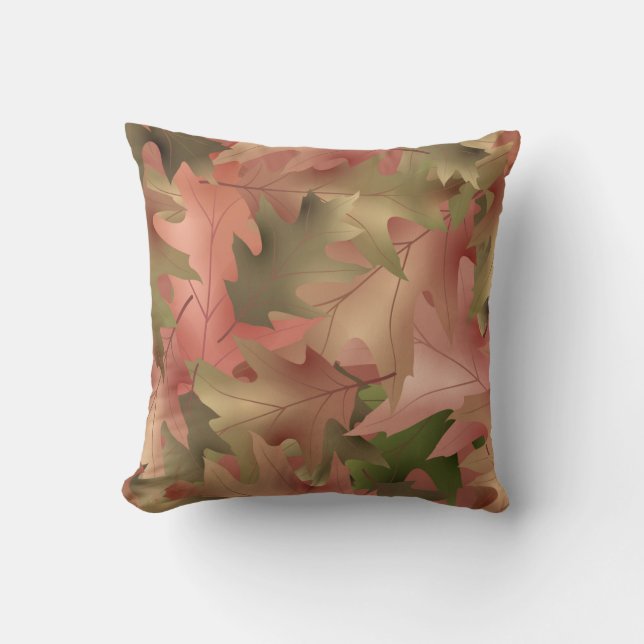 Fall Leaves Blend Decorative Pillow (Front)