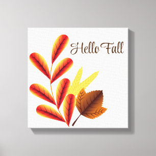 Fall Leaves Canvas Art