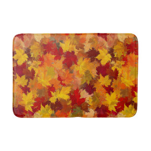 Fall Leaves - Celebrate Autumn's Beauty Bath Mat