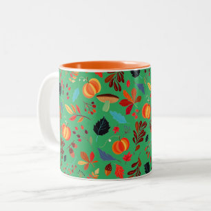 Fall Leaves Coffee Mug or Choose Colour