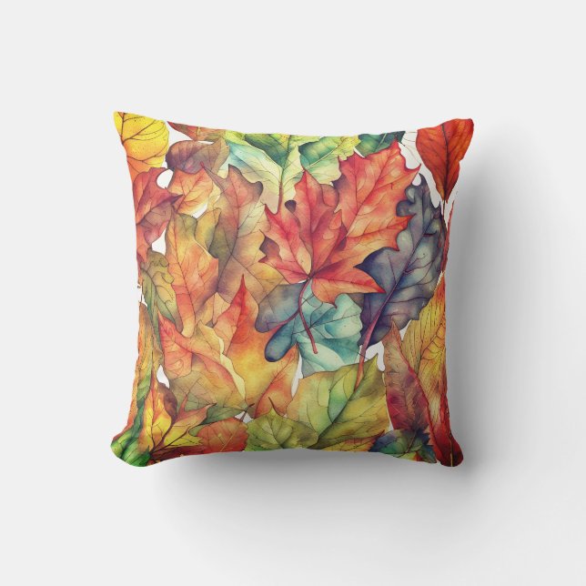 Fall Leaves  Cushion (Front)