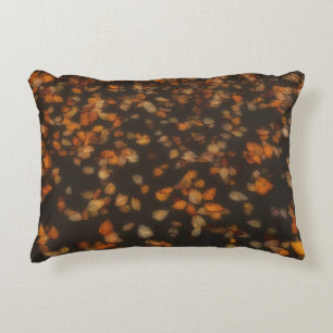 fall leaves decorative cushion
