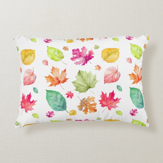 Fall Leaves Decorative Cushion (Front)