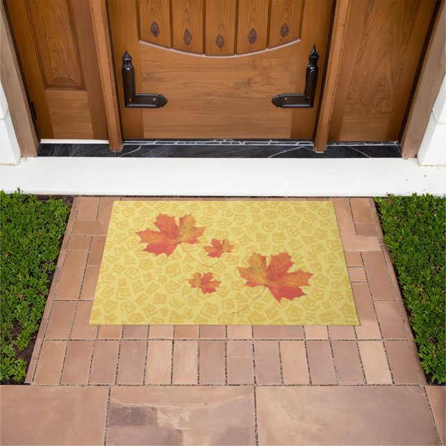 Fall Leaves Door Mat (Outdoor)