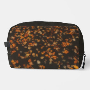 fall leaves dopp kit