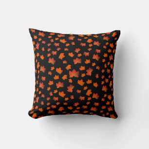 FALL LEAVES ELEGANT AUTUMN LEAF NATURE HALLOWEEN CUSHION