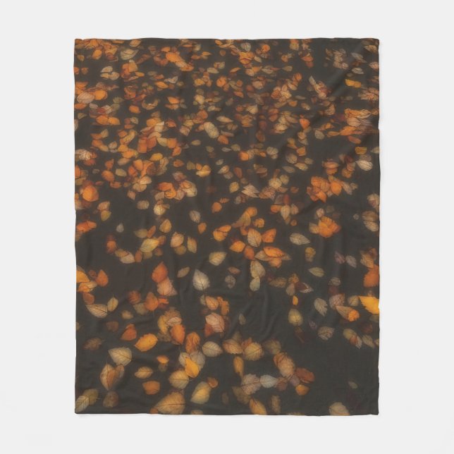 fall leaves  fleece blanket (Front)