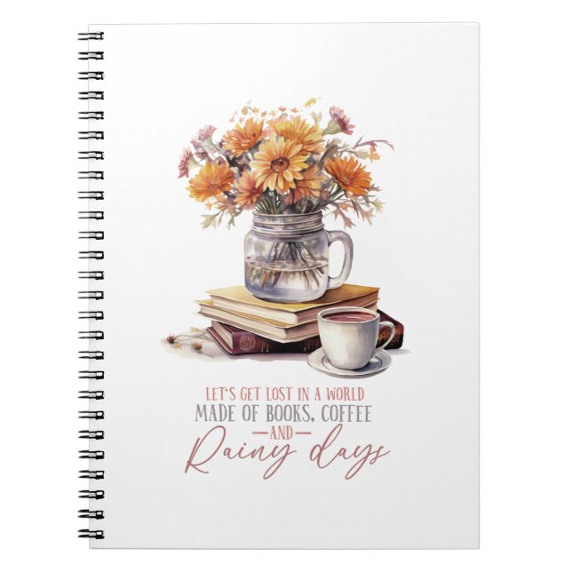 Fall Leaves & Flowers Notebook (Front)