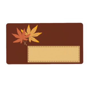 Fall Leaves Gift Tag