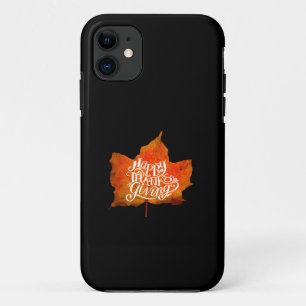 FALL LEAVES HAPPY THANKSGIVING DAY Case-Mate iPhone CASE