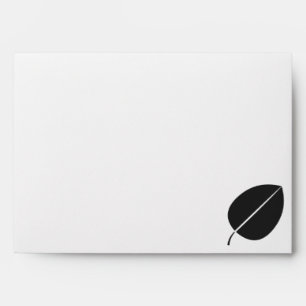 Fall Leaves in Black Envelopes