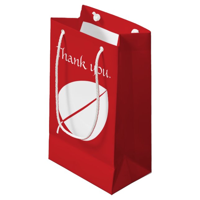 Fall Leaves in Cherry Gift Bag (Front Angled)