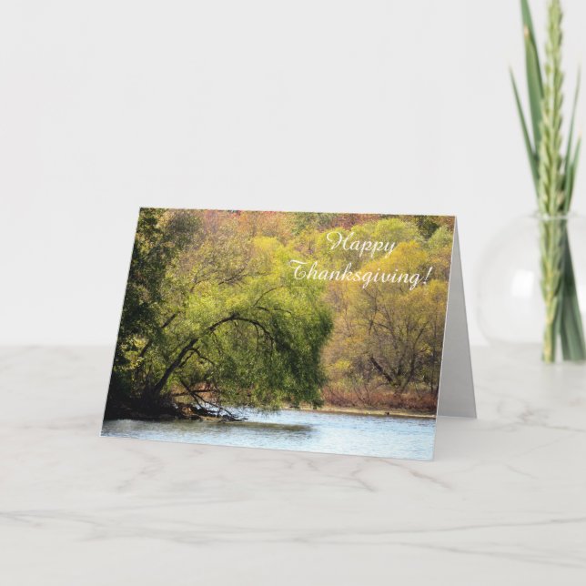 Fall Leaves in NJ - Thanksgiving Card (Front)